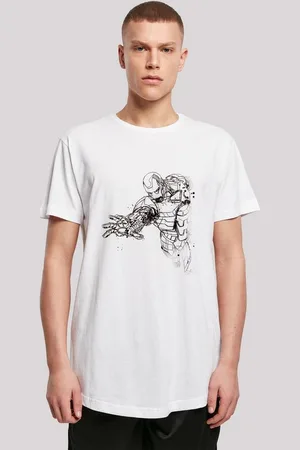 F4NT4STIC T-Shirt Marvel Superhelden Avengers Iron Man Mono Line