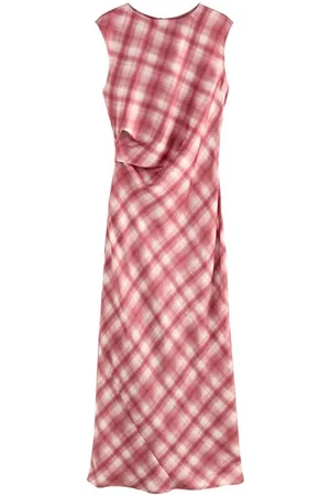 Next Midikleid Ärmelloses Midi-Kleid mit Faltenwurf aus Satin (1-tlg) - Verkäufer: Germany GmbH