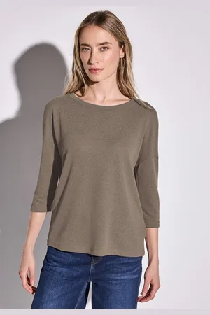 Street one T-Shirt 3/4-Arm und im Strick-Look