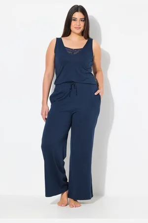 Ulla Popken Overall Jumpsuit Spitze V-Ausschnitt ärmellos - Verkäufer: Popken Fashion Group