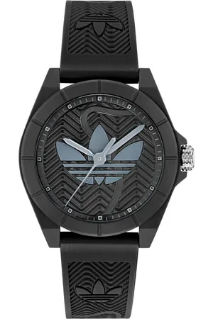 adidas Quarzuhr PROJECT FOUR AOST250332I, Armbanduhr, Herrenuhr, Damenuhr,Resinarmband,wasserabweisend bis 5 bar