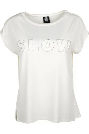 Faber Print-Shirt Shirt mit Wordingprint in Farbe Offwhite mit Wordingprint - Verkäufer: Fashion