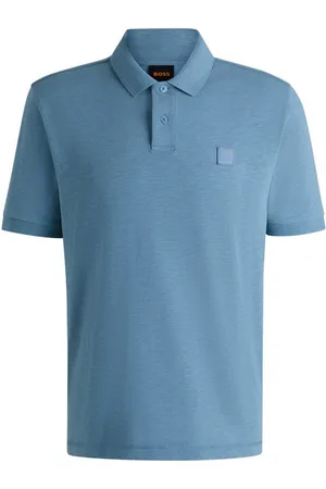 HUGO BOSS Poloshirt Pe_linenlogo mit Polokragen