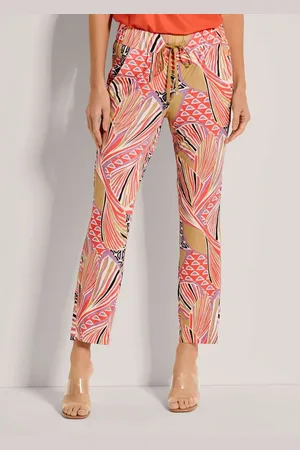Madeleine Schlupfhose Farbige Schlupfhose mit grafischem Print - Verkäufer: Premio Fashion GmbH