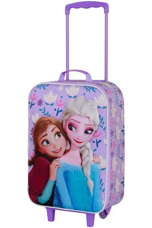 KARACTERMANIA Kinderkoffer 3D Disney Die Eiskönigin 2 Frozen Elsa Trolley Reisekoffer Koffer - Verkäufer: okluge