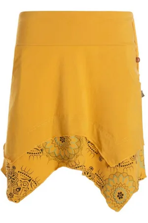 Vishes Minirock Asymmetrisch Rock Mandala und Blumen-Muster breiter Bund mit Kordelzug Alternative Bekleidung, Ethno, Hippie, Retro Style - Verkäufer: - Alternative Bekleidung