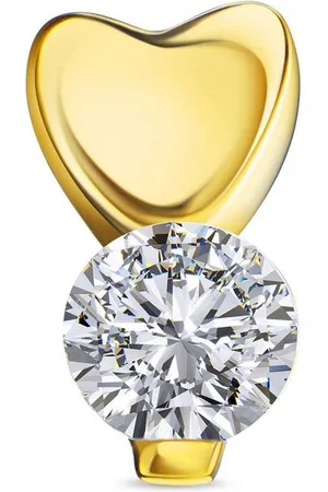 JEVELION Kristallanhänger Zikonia-Herz Anhänger 333 Gold (Goldanhänger, für Damen und Kinder), Goldschmuck - Made in Germany - Verkäufer: