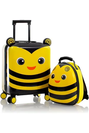 Heys Kinderkoffer Super Tots, 46 cm, Hummel, 2 Rollen, x Joachim Llambi Kindertrolley Kinder Reisegepäck