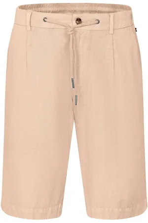 Bugatti Bermudas aus Leinen-Baumwollmix