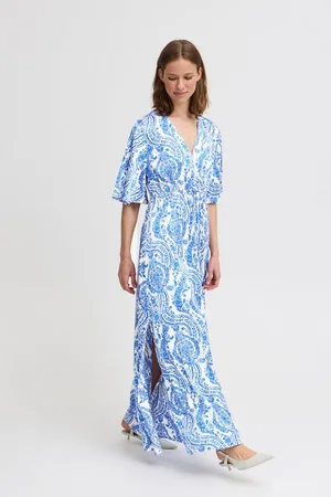 B YOUNG Maxikleid BYFARINELA DRESS - sommerliches Kleid mit Muster - Verkäufer: meinemarkenmode