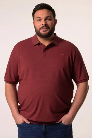 Men Plus Poloshirt Men+ Poloshirt Bauchfit Basic Piqué Halbarm - Verkäufer: Popken Fashion Group