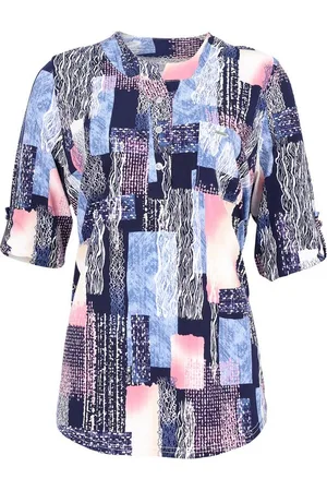 malito more than fashion Schlupfbluse 6666 legere basic Shirtbluse 3/4 Arm - Verkäufer: malito