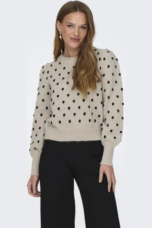 JACQUELINE DE YONG Strickpullover Strickpullover Puffärmel Lange Bündchen Regulär JDYSIGRID LIFE L/S ON PUFF PULL KNT NOOS - Verkäufer: ARIZONAS