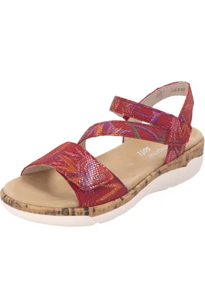 Remonte Keilsandalette, Sommerschuh, Klettschuh, Riemchensandale mit Softfußbett