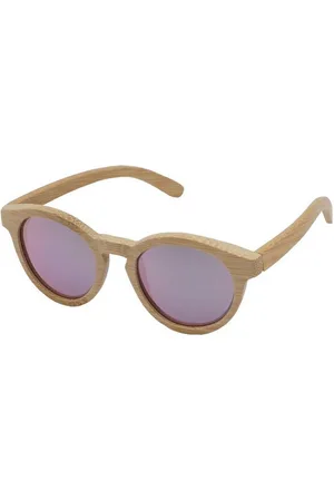 CAPO Sonnenbrille Sonnenbrille Bambus polarisierend, Kunststoffgläser pink (1-St) - Verkäufer: Strickmoden Bruno Barthel - maximo &