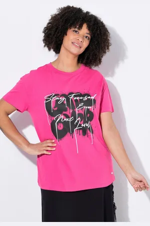 Angel of Style T-Shirt T-Shirt oversized Graffitti-Schriftzug - Verkäufer: Popken Fashion Group