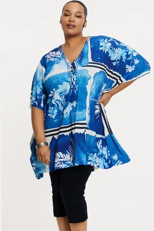 Yoek Shirttop Damen Kaftan mit Druck - Verkäufer: