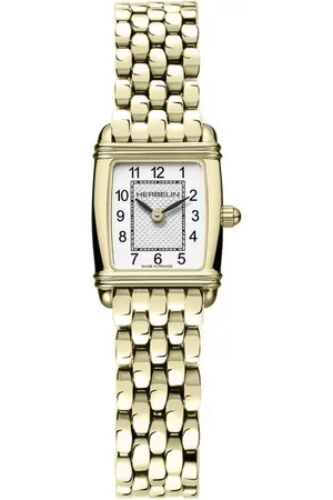 Michel Herbelin Quarzuhr Art Decó 17438BP1N22 Edelstahl, Quarz, gold, (1-tlg) - Verkäufer: Juwelier-Bacak