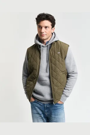 GANT Steppweste QUILTED WINDCHEATER VEST mit Wattierung aus recyceltem Polyester