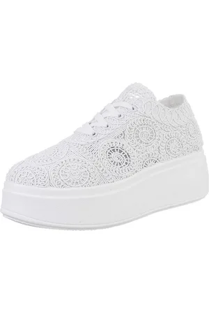 Ital-Design Komfortable Sneaker für alle Anlässe – Trendige Schnürschuhe Sneaker (89319105) Keilabsatz/Wedge Sneakers Low in - Verkäufer: