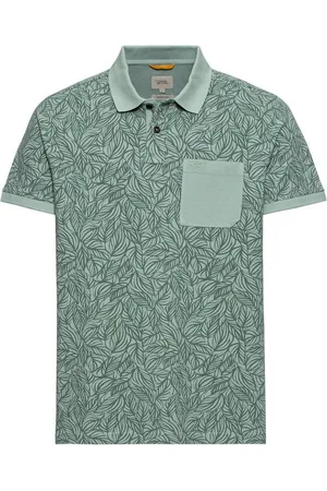 Camel Active Poloshirt Piqué Poloshirt mit floralem Allover-Print - Verkäufer: ActiveFashionWorld