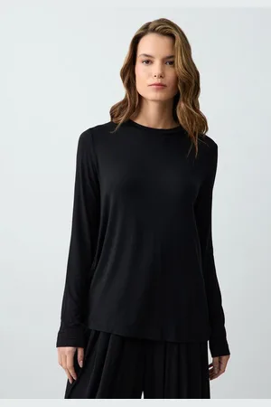 Jimmy Key Sweatshirt Gebreide sweatshirt met ronde hals en lange mouwen van modal - Verkäufer: