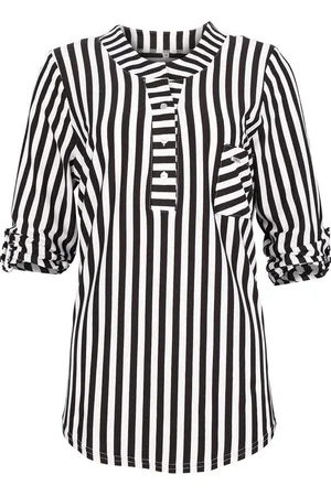 malito more than fashion Schlupfbluse 6666 legere basic Shirtbluse 3/4 Arm - Verkäufer: malito