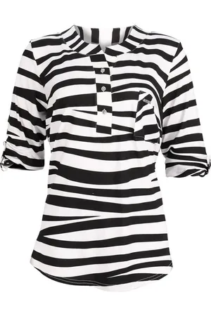 malito more than fashion Schlupfbluse 6666 legere basic Shirtbluse 3/4 Arm - Verkäufer: malito