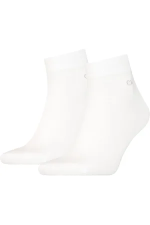 Calvin Klein Kurzsocken CK MEN QUARTER 2P (2 Paar) Mit kleinem Rippenbündchen