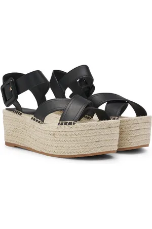 HUGO BOSS Machica_Pltsan Plateausandaletten Sommerschuh, Sandale, Plateau, Urlaubschuh mit verstellbarer Schnalle