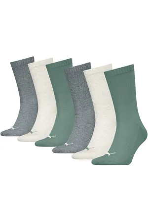 PUMA Socken UNISEX CUSHIONED NEXT CREW 6P ECOM (6 Paar) mit Logoschriftzug an der Rückseite