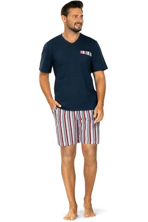COMTE Shorty Lunar Lounge (Set, 2 tlg., 2-teilig) Herren Pyjama kurz Shorty Kurzarm Baumwolle geknöpft auch große Größen - Verkäufer: chic4home