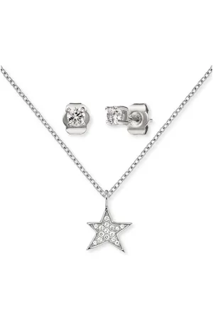 Engelsrufer Kette mit Anhänger Set ERMT-LILSTAR-ZI Halskette Silber und Ohrstecker (1-tlg) - Verkäufer: Juwelier-Bacak