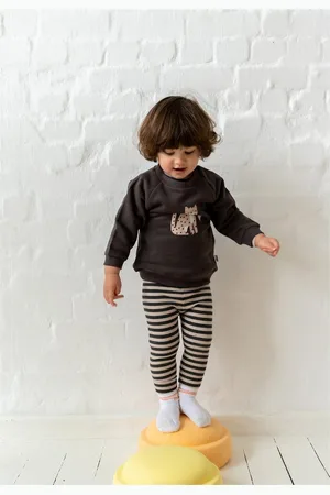 LILIPUT Sweatanzug Leopard, bestehend aus weicher Leggings und Sweatshirt