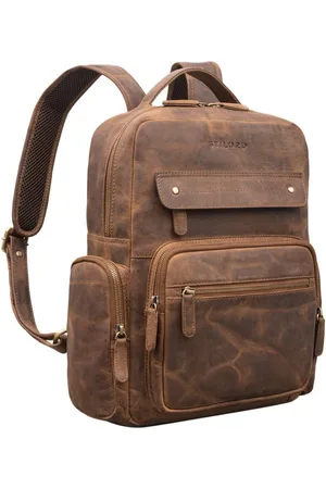 STILORD Notebookrucksack "Edison" Moderner Studenten-Rucksack mit Laptop-Fach 13,5 Zoll - Verkäufer: Leder