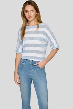 Rabe Strickpullover Gestreifter Strickpullover