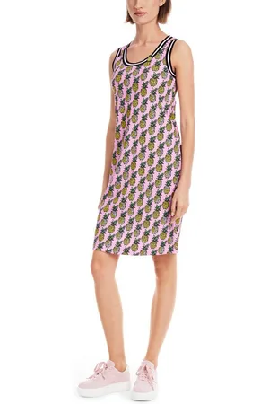 Marc Cain Jerseykleid "Bo Ho" Premuim Damenmode Ärmelloses Kleid im Ananas-Print