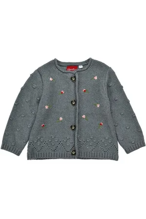 BONDI Strickjacke Baby Mädchen Strickjacke 86993, Dark Green - Verkäufer: Trachtenland