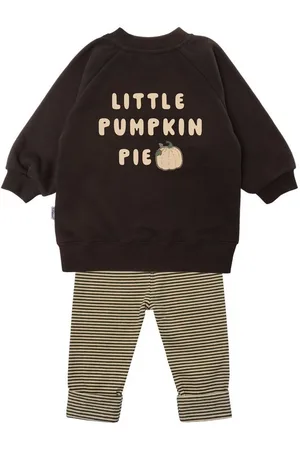 LILIPUT Sweatanzug Little Pumpkin Pie, mit herbstlichem Frontprint