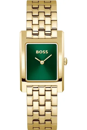 HUGO BOSS Quarzuhr LUCY 1502785, Armbanduhr, Damenuhr, Edelstahlarmband, analog