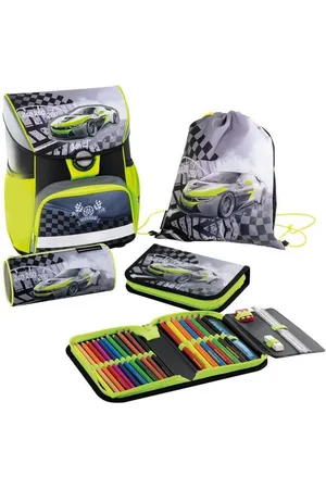 Eberhard Faber Schulranzen Schulranzen EFAlino Race Car Set mit Turnbeutel Mäppche - Verkäufer: itenga