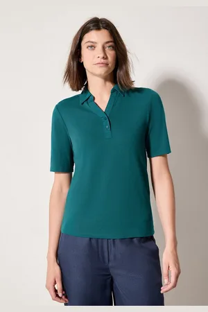 CECIL Poloshirt aus reiner Baumwolle