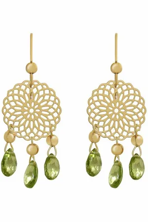 Gemshine Paar Ohrhänger Mandala - Peridot - Verkäufer: GoJungo GmbH