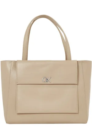 Calvin Klein Shopper CK MEDIUM SHOPPER W/POCKET, Henkeltasche, große Umhängetasche mit Tragegriffen