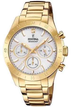 Festina Chronograph Damenuhr F20400/1 Diamond, (1-tlg) - Verkäufer: Juwelier-Bacak