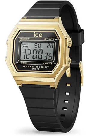 Ice-Watch Digitaluhr Ice Digit Retro Black Gold (S), Ice Digit Retro Black Gold (S) - Verkäufer: Juwelier Bektas e.K.