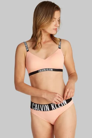 Calvin Klein Bralette LGHTLY LINED BRALETTE mit Logoschriftzügen