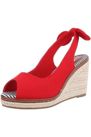 Ital-Design Stylische Wedges mit Komfort und Stil Peeptoepumps (89322665) Keilabsatz/Wedge Keilsandaletten in - Verkäufer: