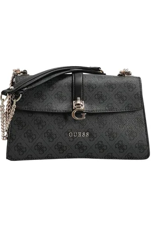 Guess Umhängetasche Zamira - Schultertasche 26 cm (coal logo) - Verkäufer: Markenkoffer