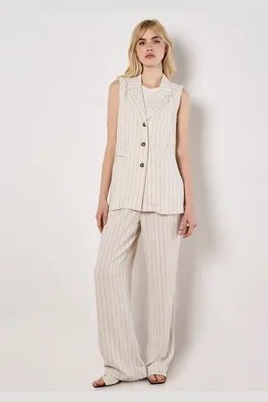 Apricot Stoffhose Soft Pinstripe Trouser, mit elastischem Bund - Verkäufer: